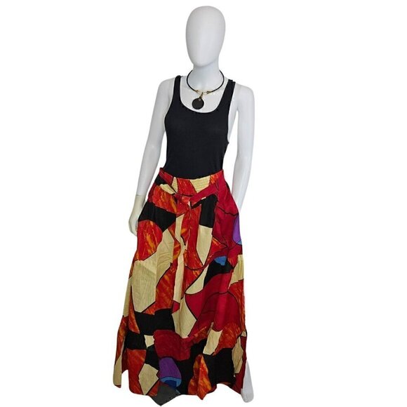Alkebulan Lifestyle Dresses & Skirts - African Ankara Maxi Skirt